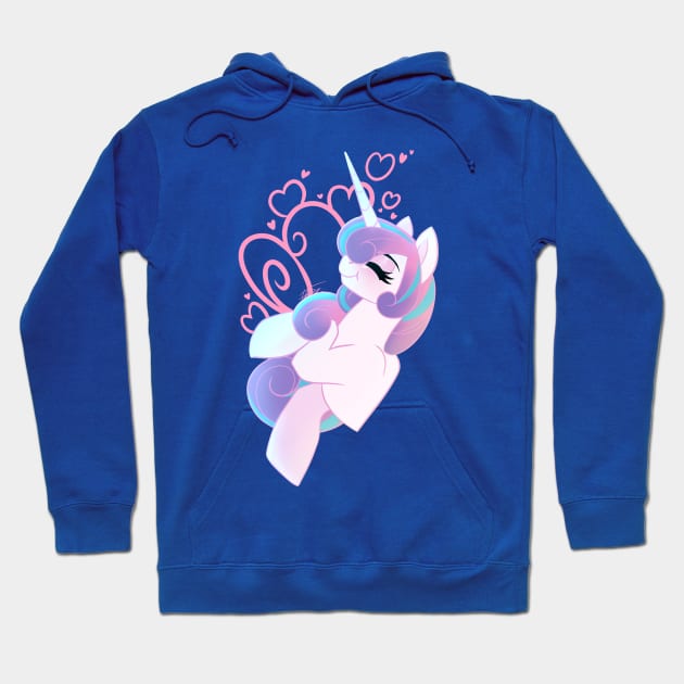 Glowing Princess Flurry Heart Hoodie by Marie Oliver